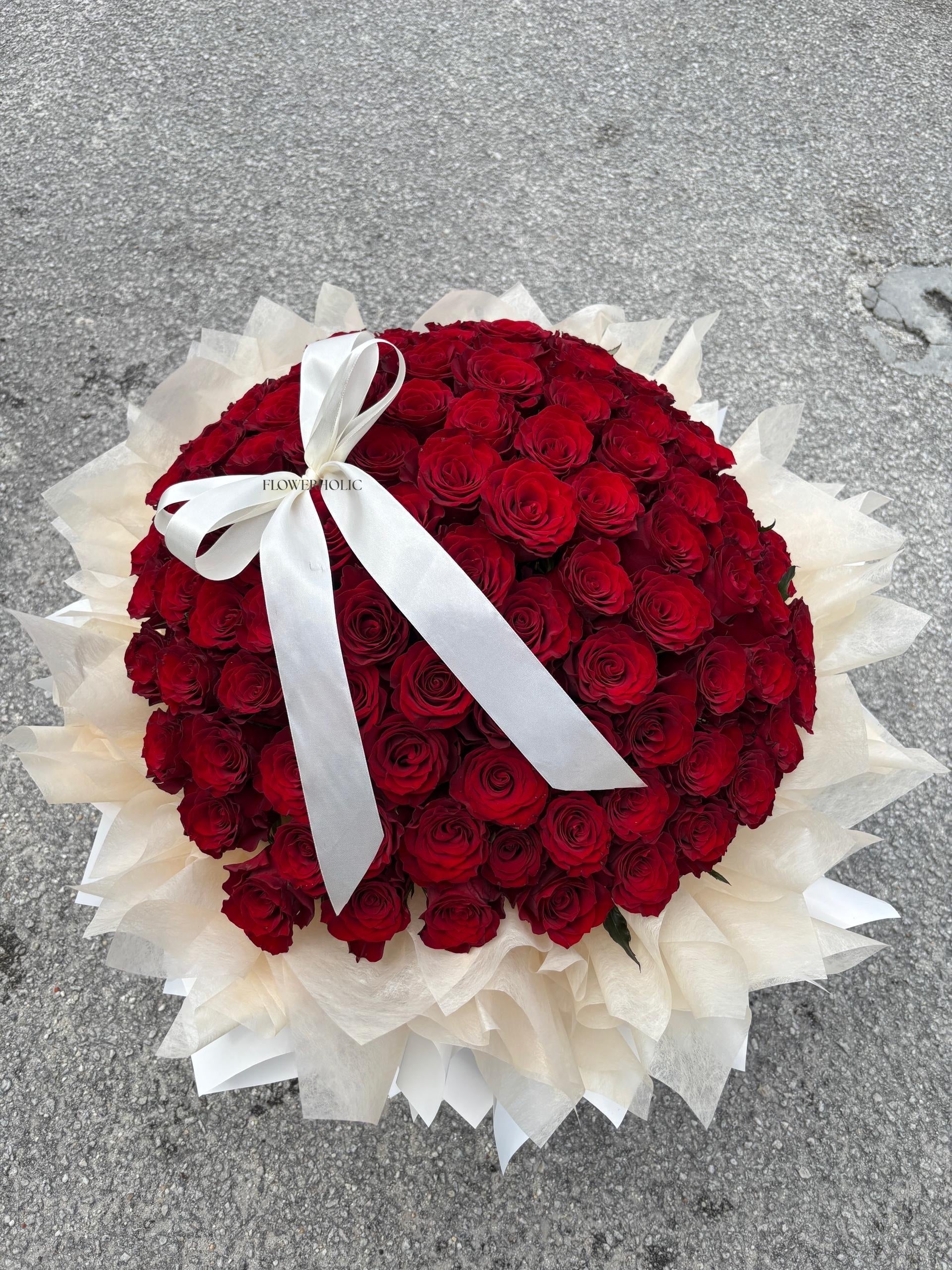 99 Roses Bouquets (Love you Forever) - FLOWERHOLIC
