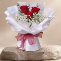 Fresh Roses Just-nice sized Bouquet - 01
