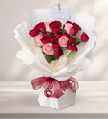 Pink Series Fresh Roses Bouquet – Soft & Gentle