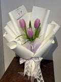 S size Tulip Purple - FLOWERHOLIC