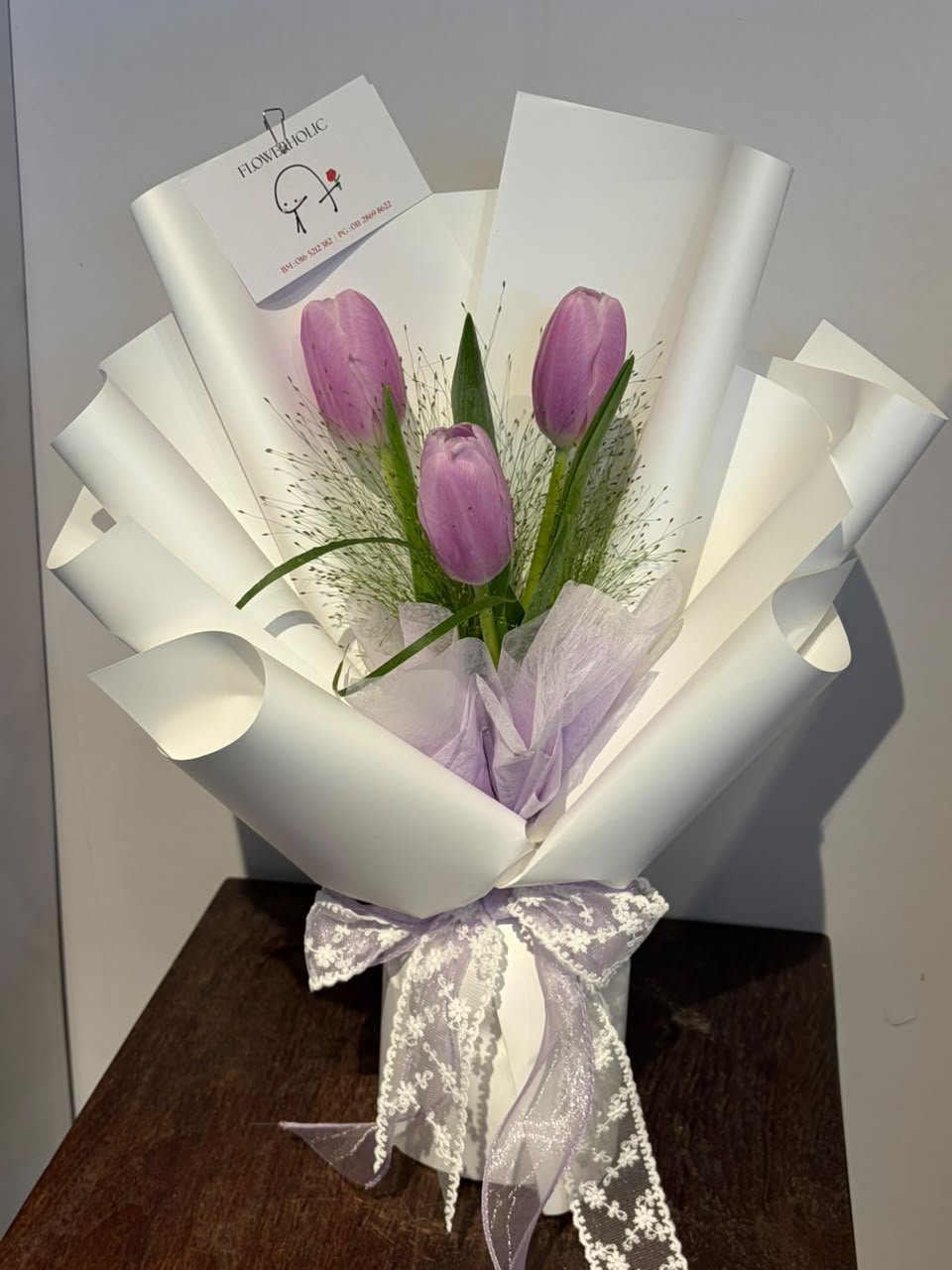 S size Tulip Purple - FLOWERHOLIC