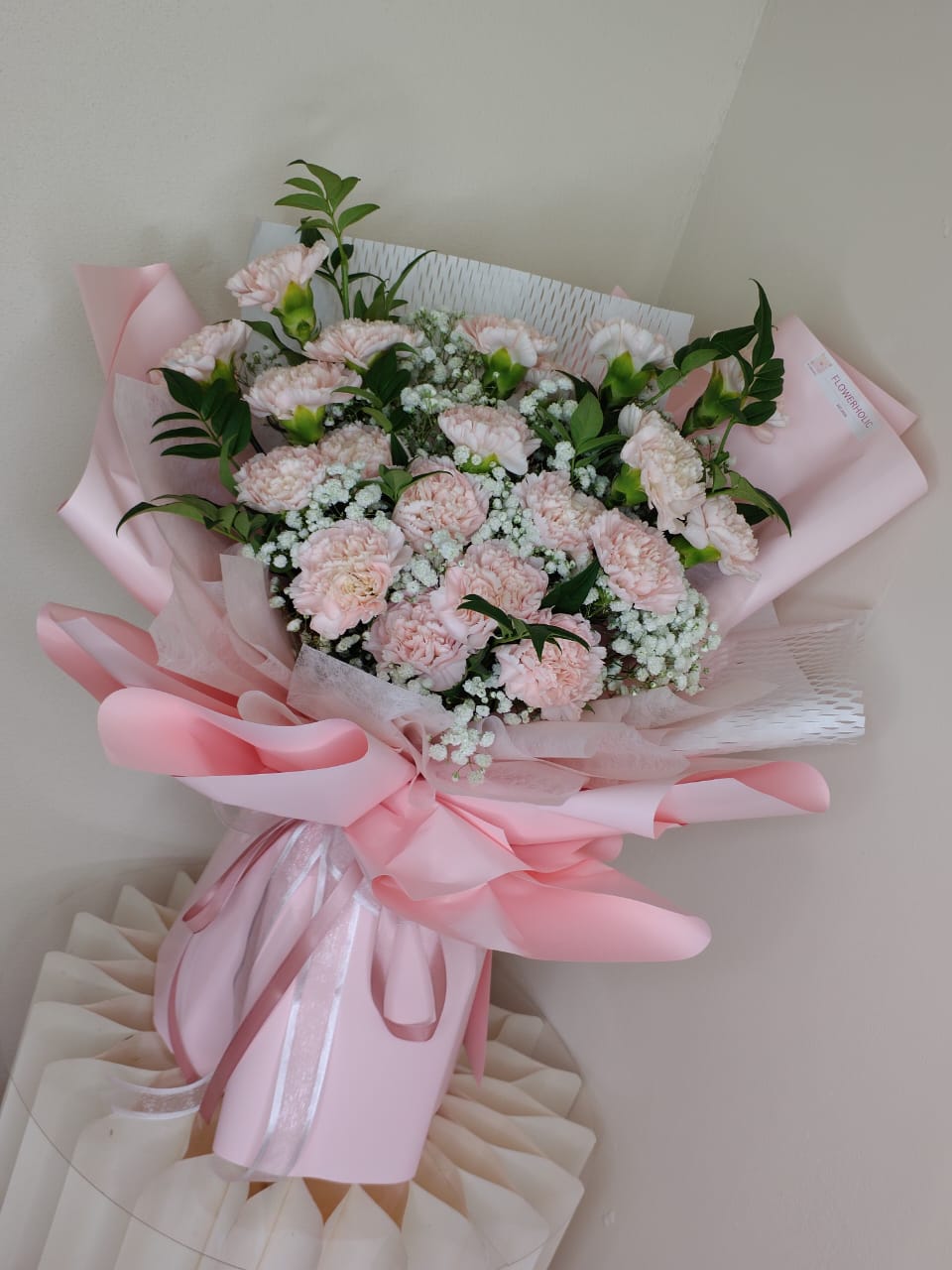 The Special XL size Carnation Lovely and Gentle Bouquet RM200 - FLOWERHOLIC